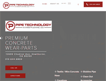 Tablet Screenshot of pipetechnology.com